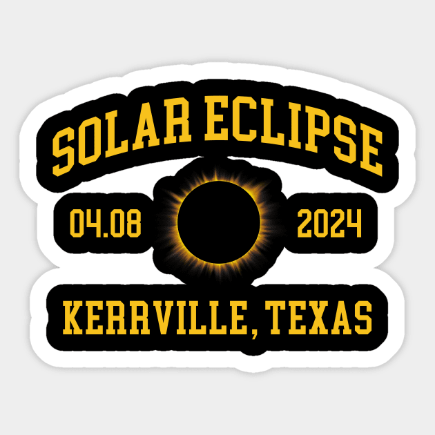 Solar eclipse texas 2024 Sticker by sopiansentor8